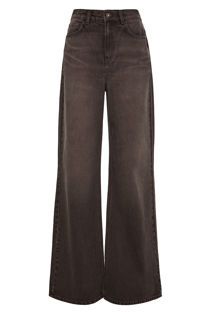 Pantalones de mezclilla de pierna ancha Erika