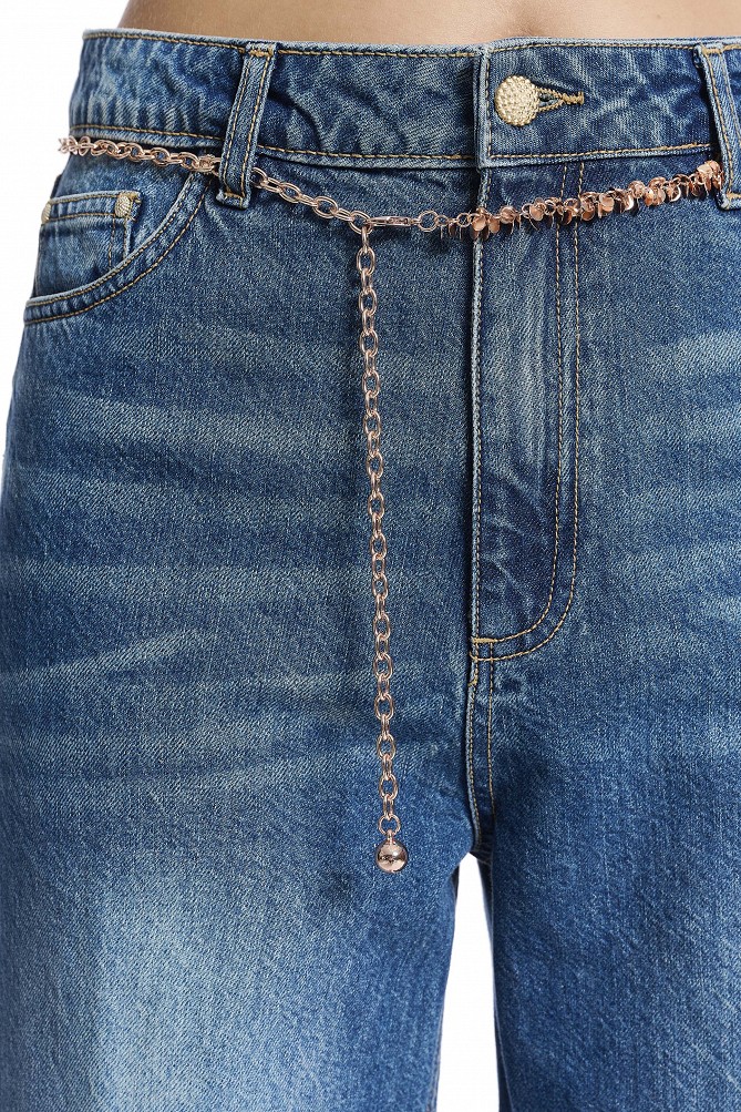 Pantalones de mezclilla tipo barril Tania