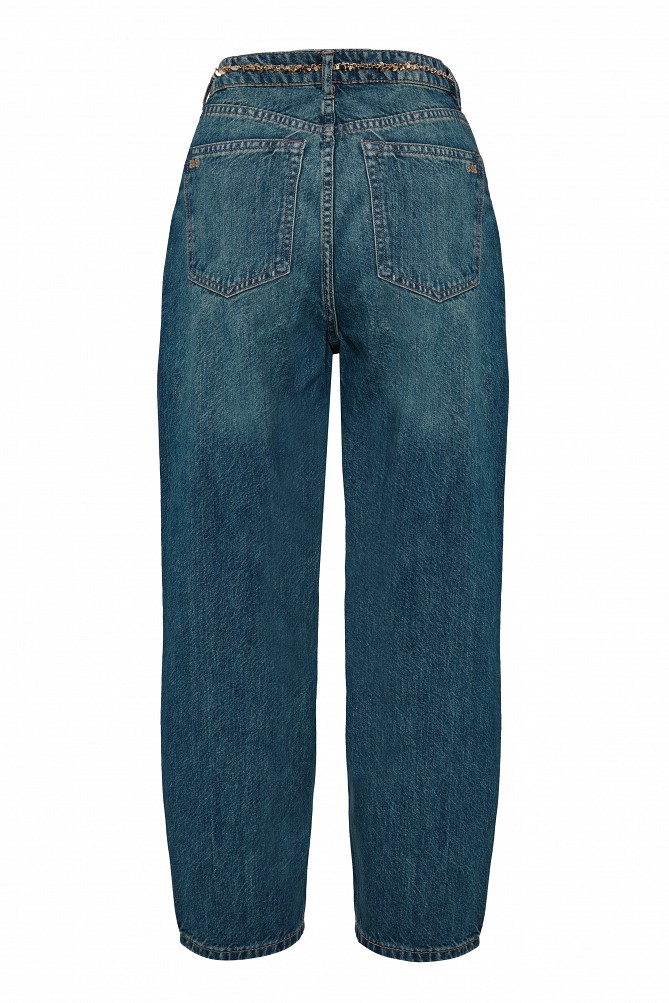 Pantalones de mezclilla tipo barril Tania
