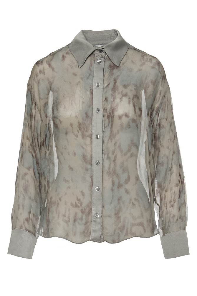Camisa con estampado animal