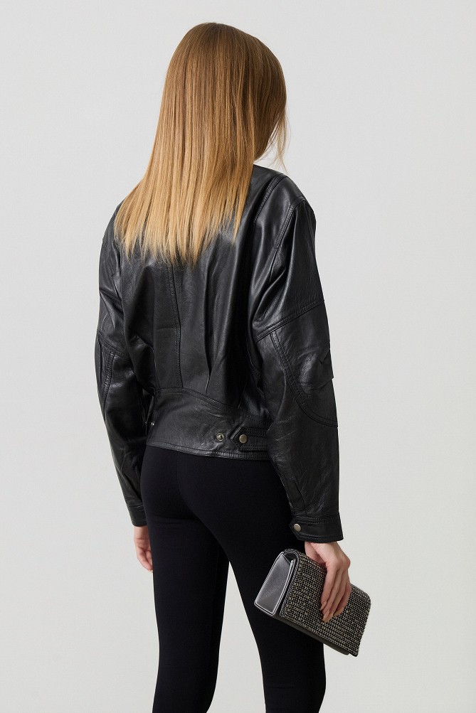 Leather jacket