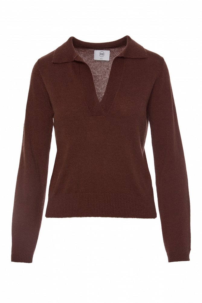 Polo-style sweater