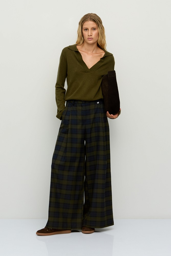 Polo-style sweater
