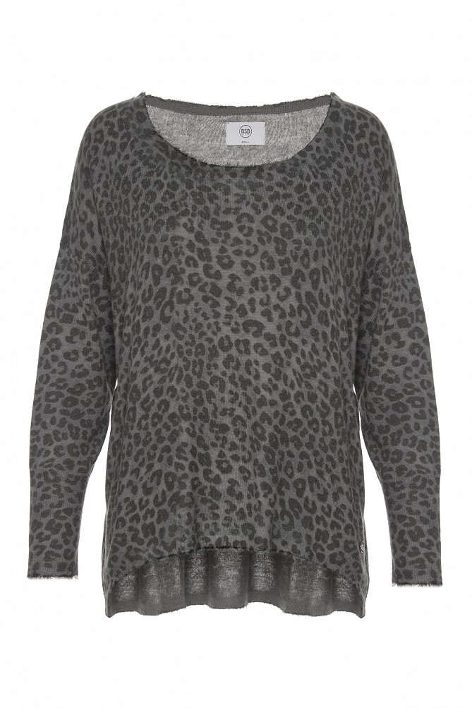 Leopard print sweater