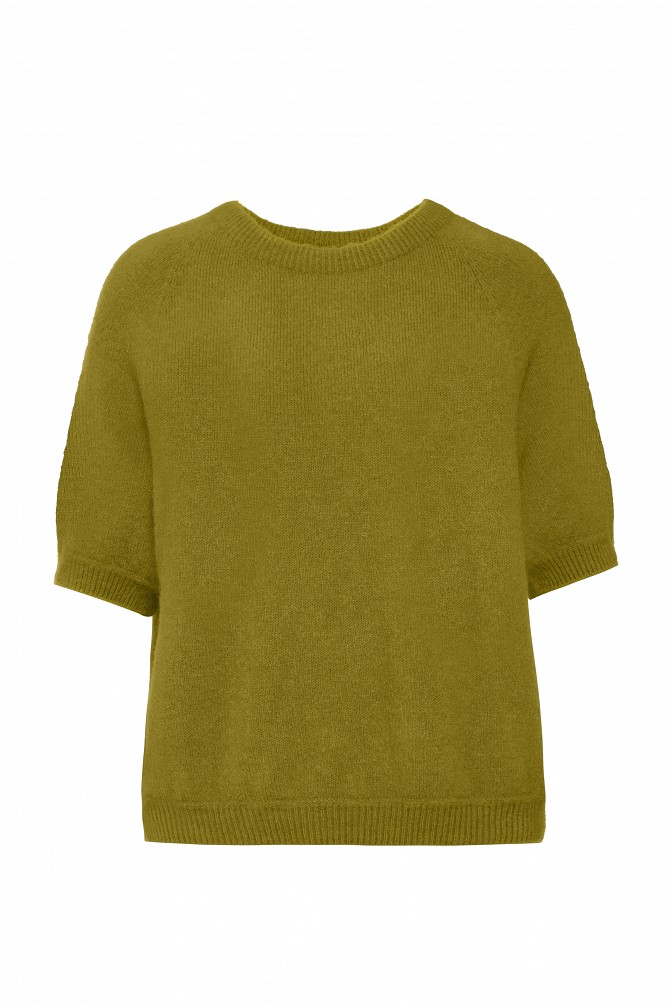 Short-sleeved sweater