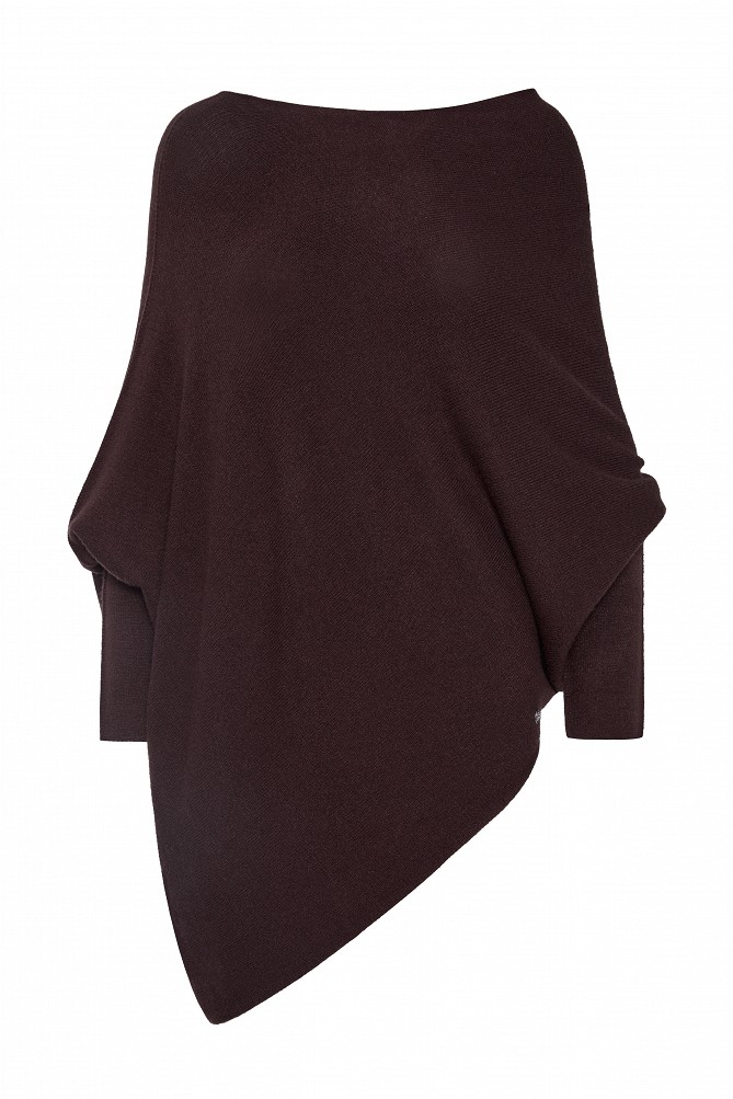 Asymmetric knitted sweater