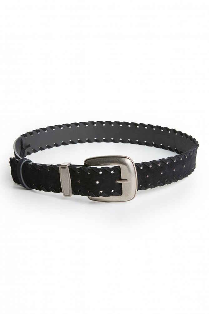 Belt with braided details