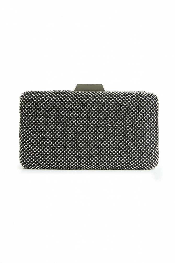 Rhinestone clutch bag