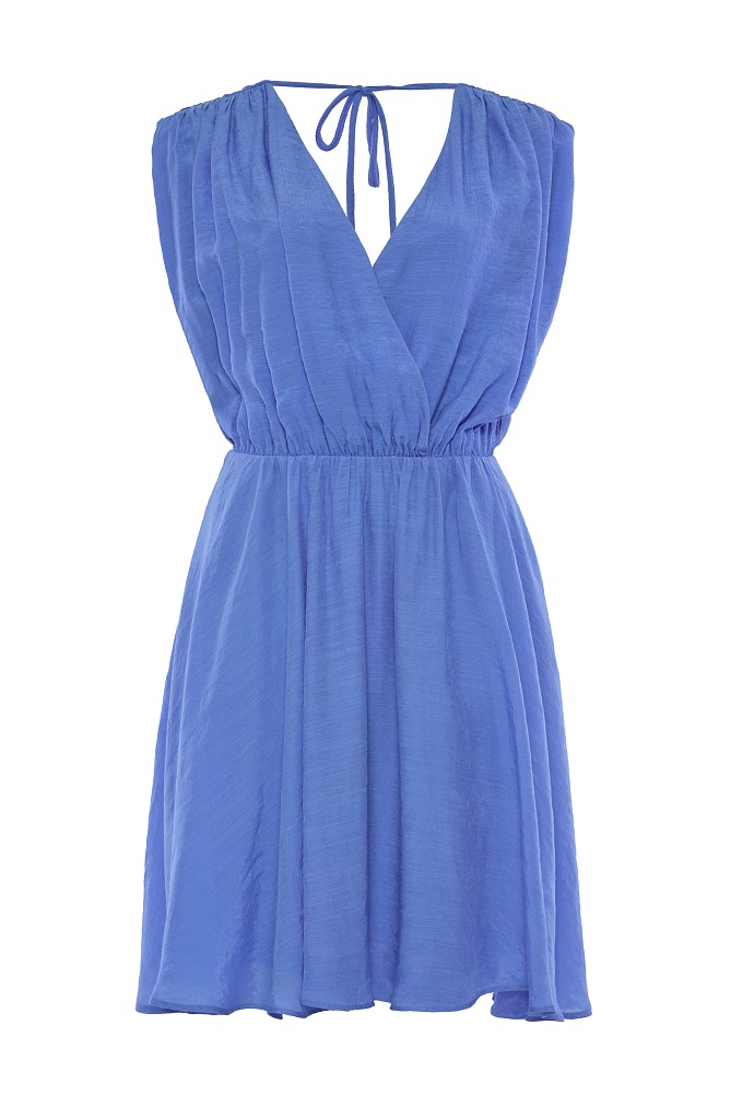 Wrap mini dress