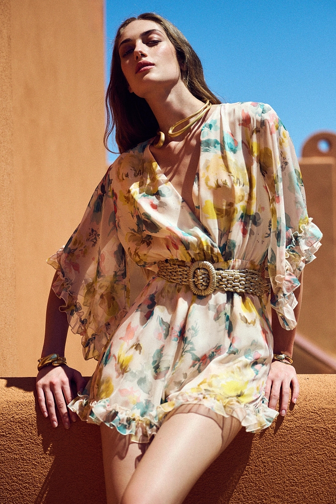 Floral playsuit