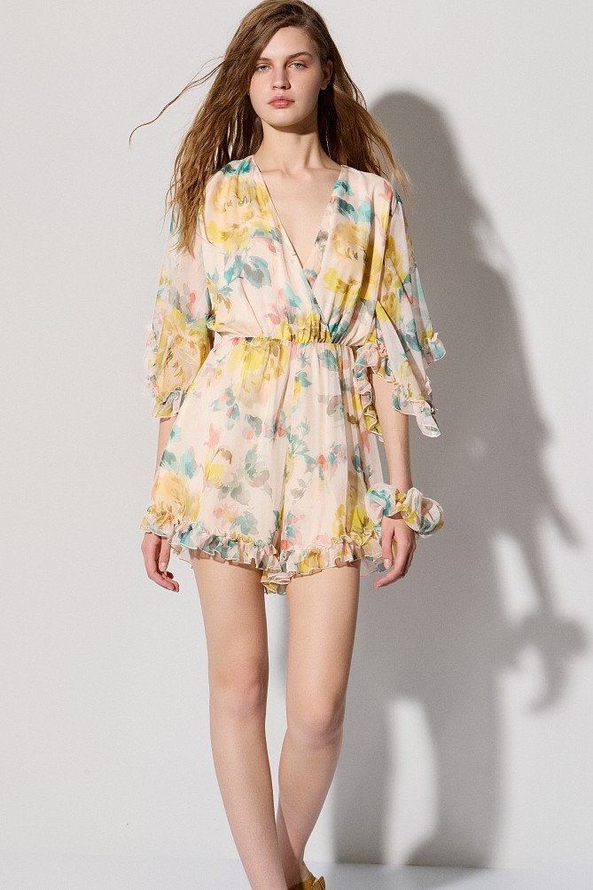 Floral playsuit