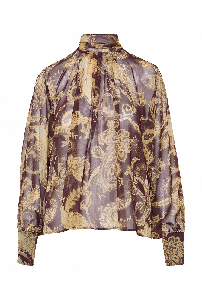 Paisley print blouse
