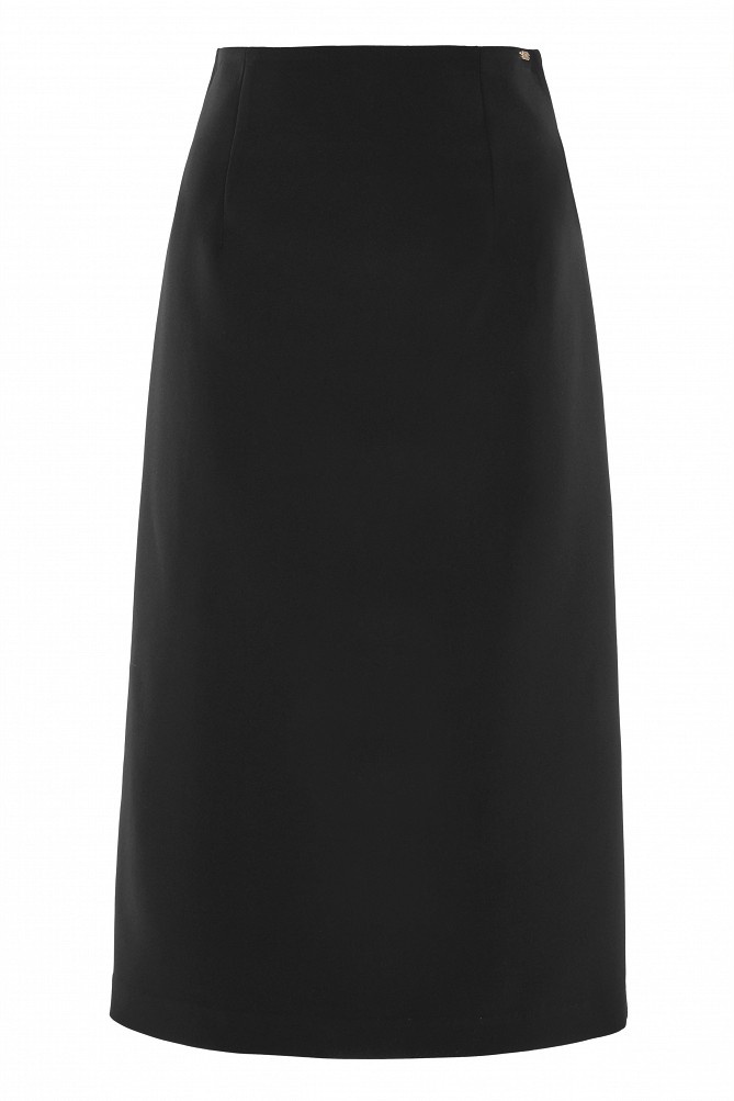 Pencil skirt with a back slit