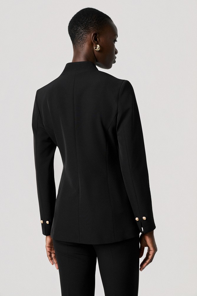 Blazer without lapel