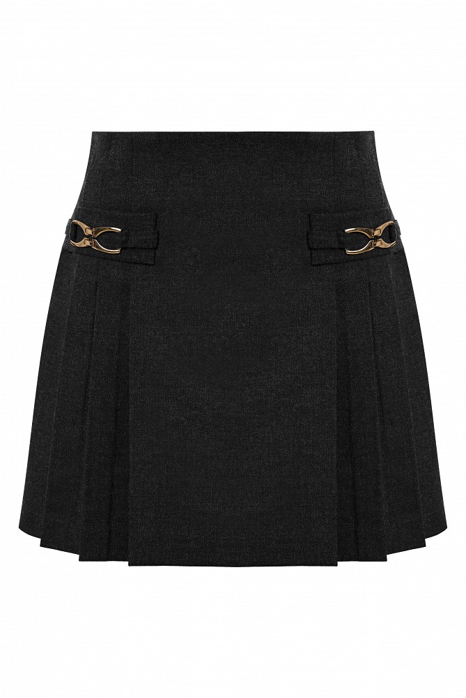 Pleated skorts