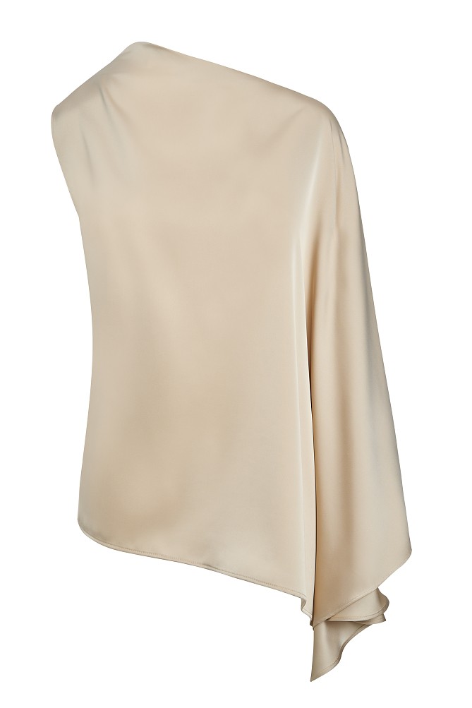 Asymmetric one-shoulder top - Gold label