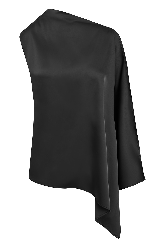 Asymmetric one-shoulder top - Gold label