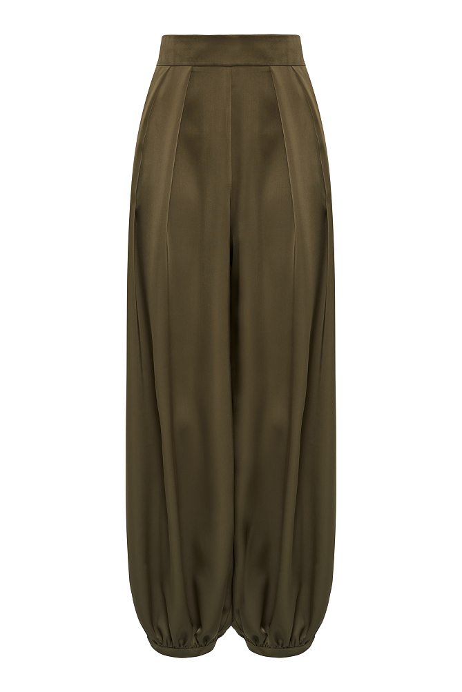 Satin balloon trousers - Gold label