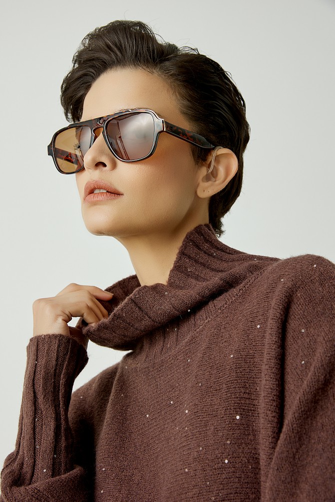 Oversized ζιβάγκο με παγιέτες