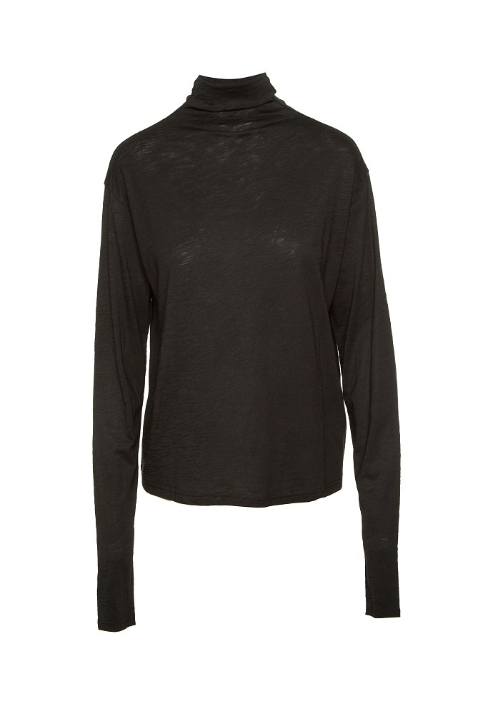 Long sleeves turtleneck blouse