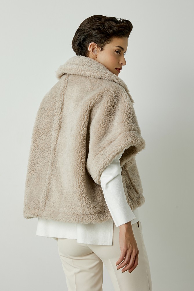 Κοντομάνικο teddy τζάκετ