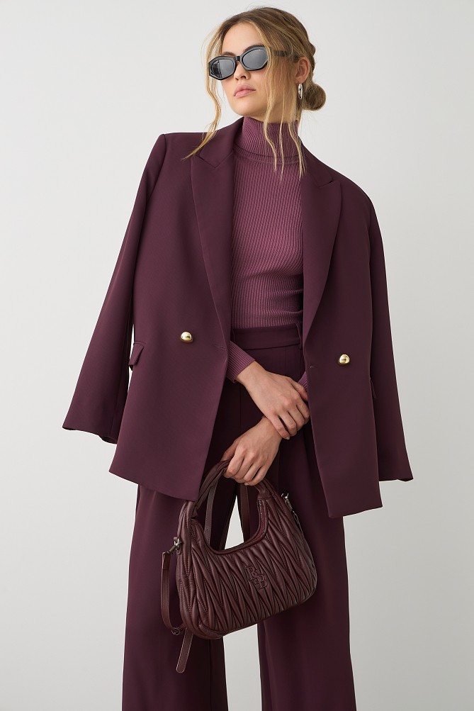 Basic rib turtleneck