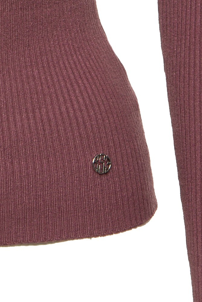 Basic rib turtleneck