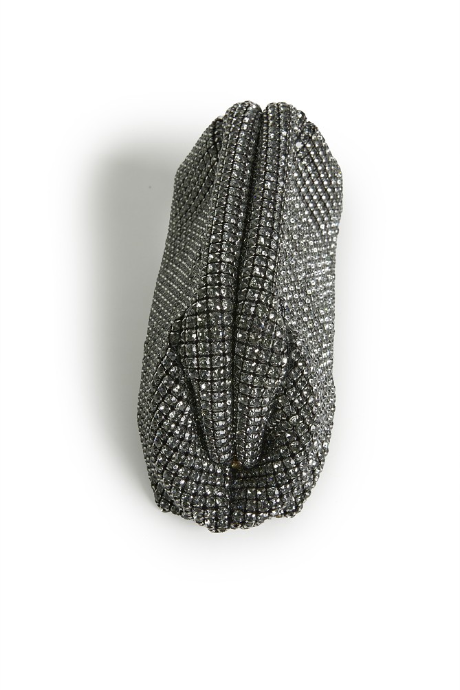 Τσάντα με στρας και αλυσίδα