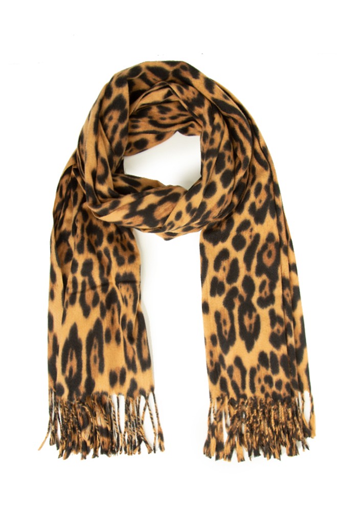 Leopard scarf