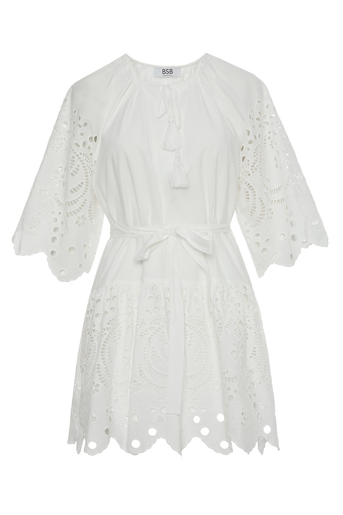Mini broderie dress