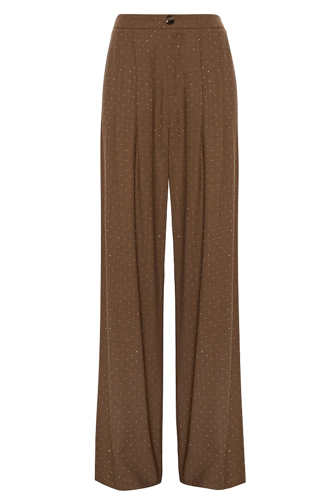 Trousers all over rhinestones