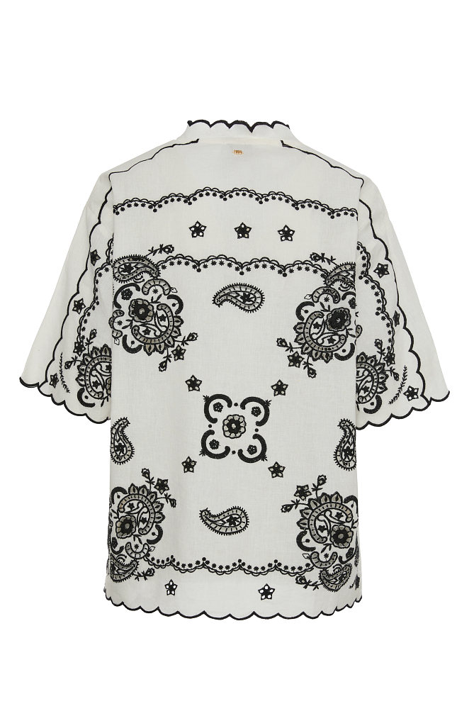 Shirt with embroidered details