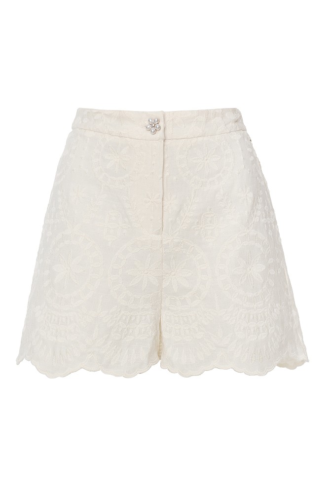 Broderie shorts
