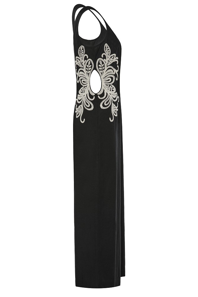Jumpsuit with embroidered details,