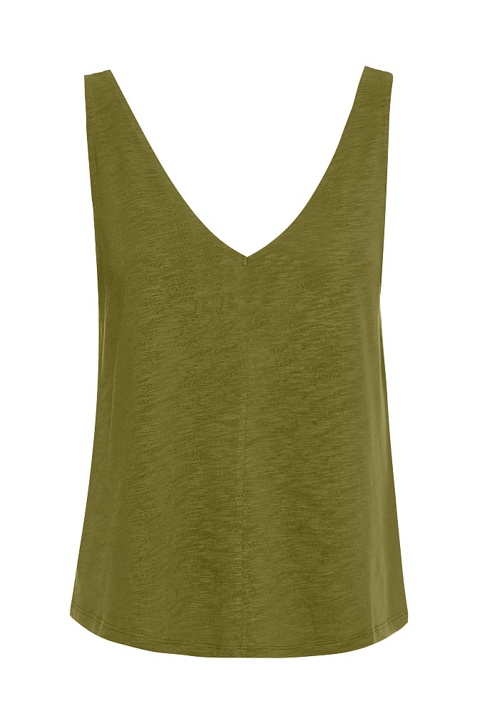 Sleeveless V top