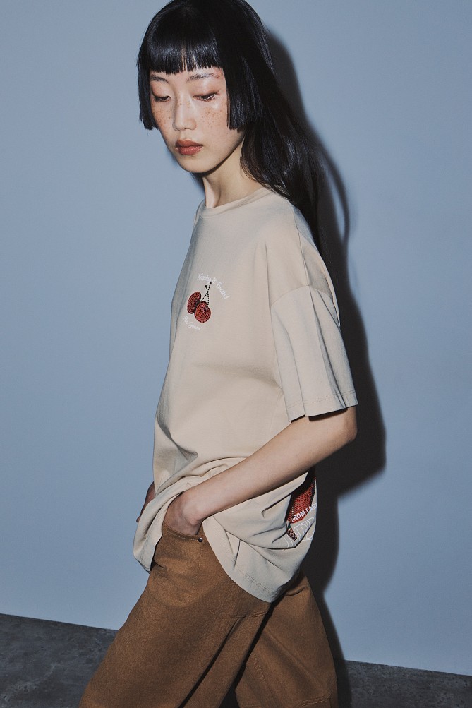 Oversized T-shirt with print
