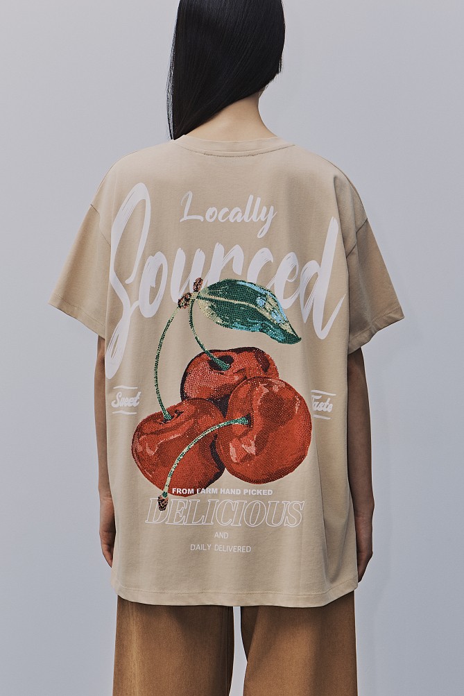 Oversized T-shirt with print