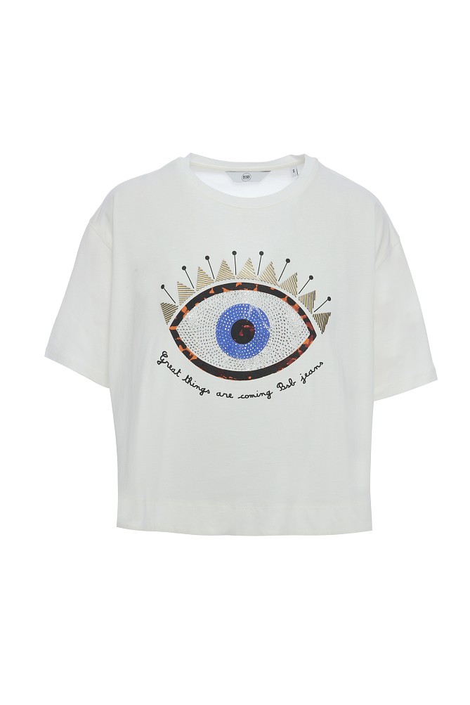 T-shirt με τύπωμα μάτι
