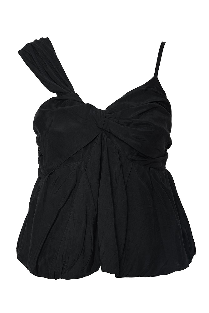 Top stil balloon fără mâneci