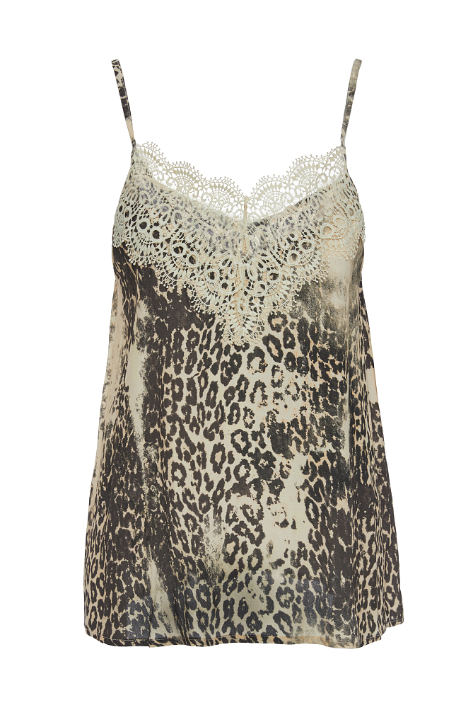 Top fără mâneci cu animal print