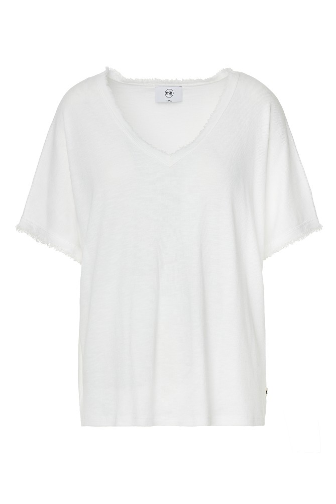 Top oversized cu decolteu în V