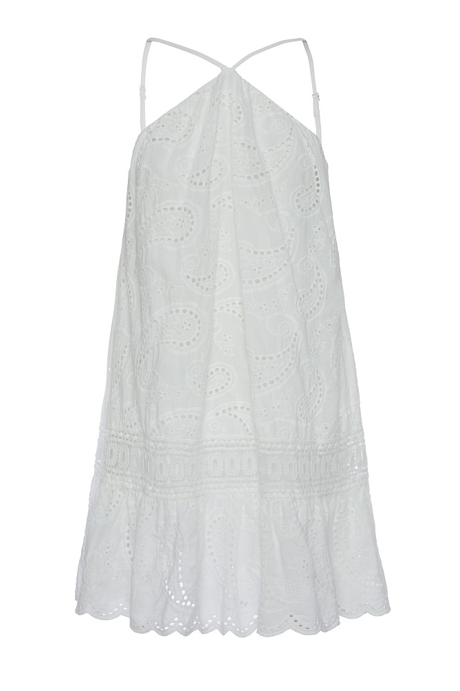 Μίνι broderie φόρεμα
