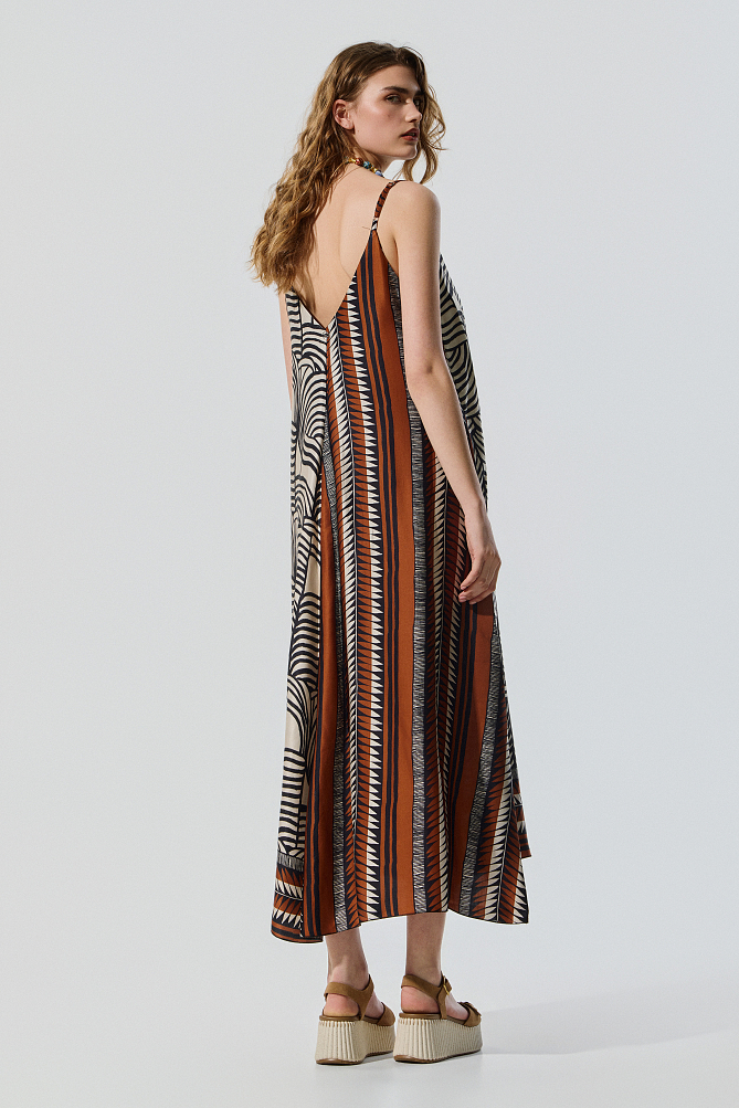 Rochie lungă cu print