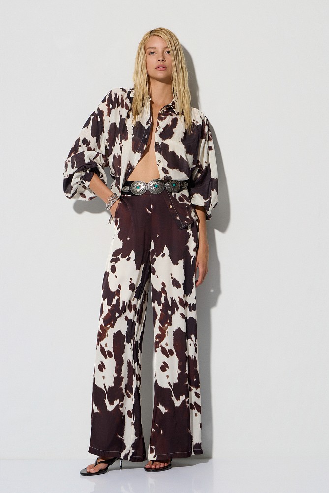 Παντελόνα με cow print
