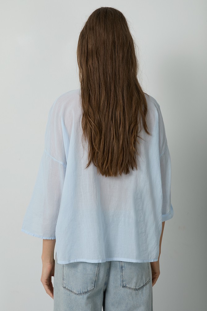 Camisa de manga 3/4,