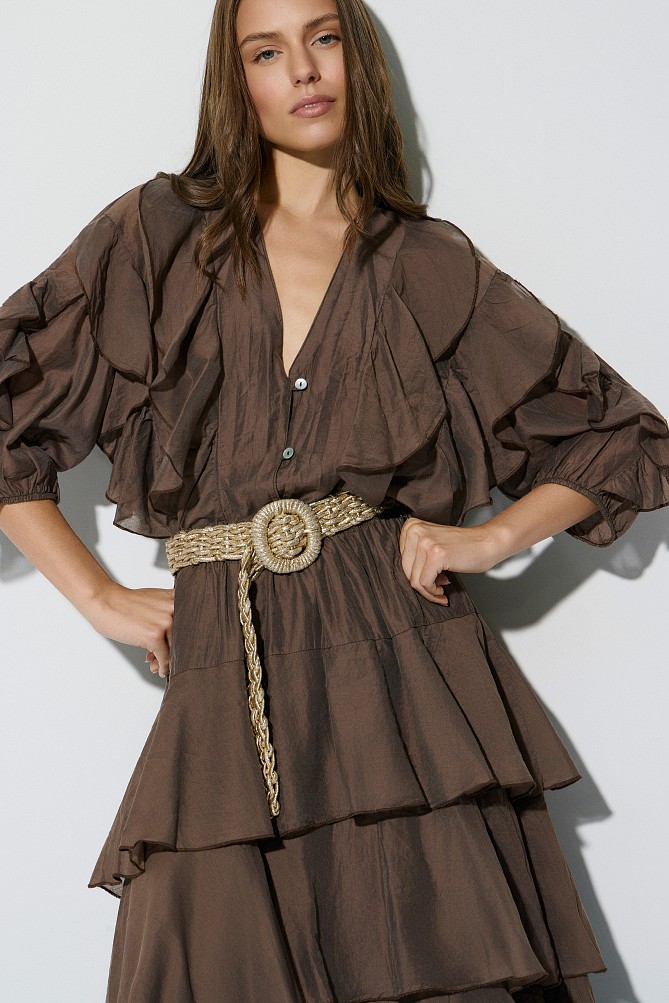 Ruffled shirt