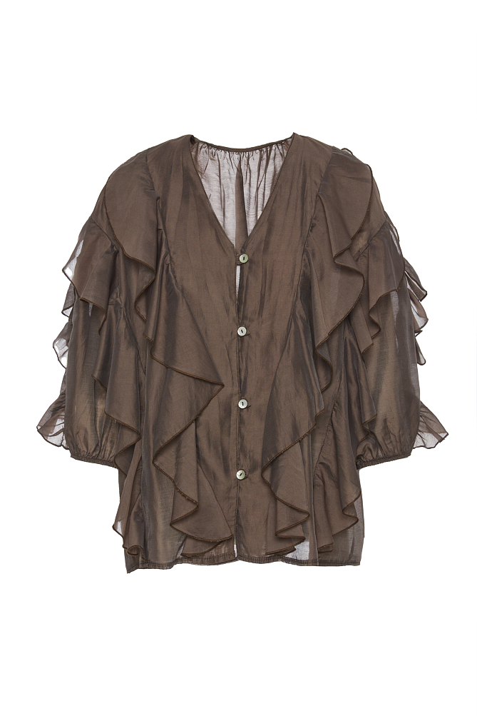Ruffled shirt