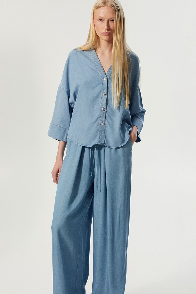 Shirt with 3/4 sleeves