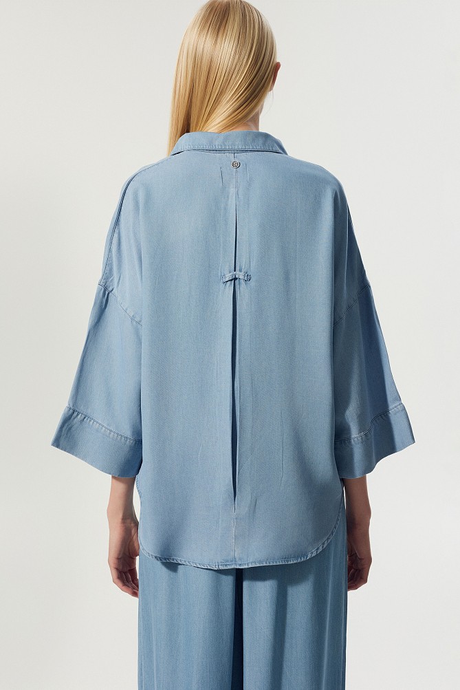 Shirt with 3/4 sleeves