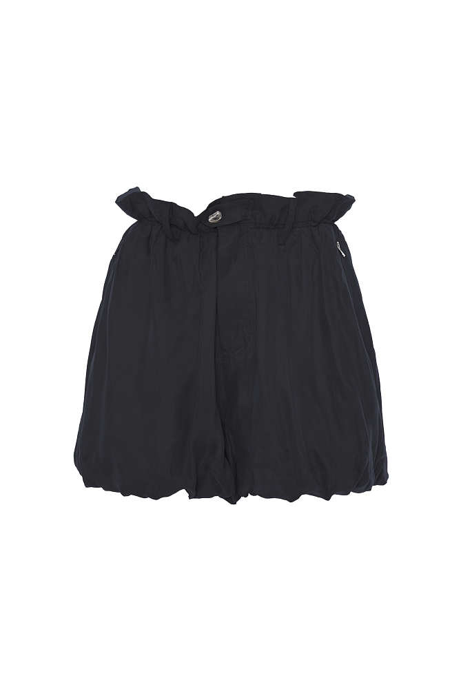 Pantalones cortos de cintura alta con corte globo
